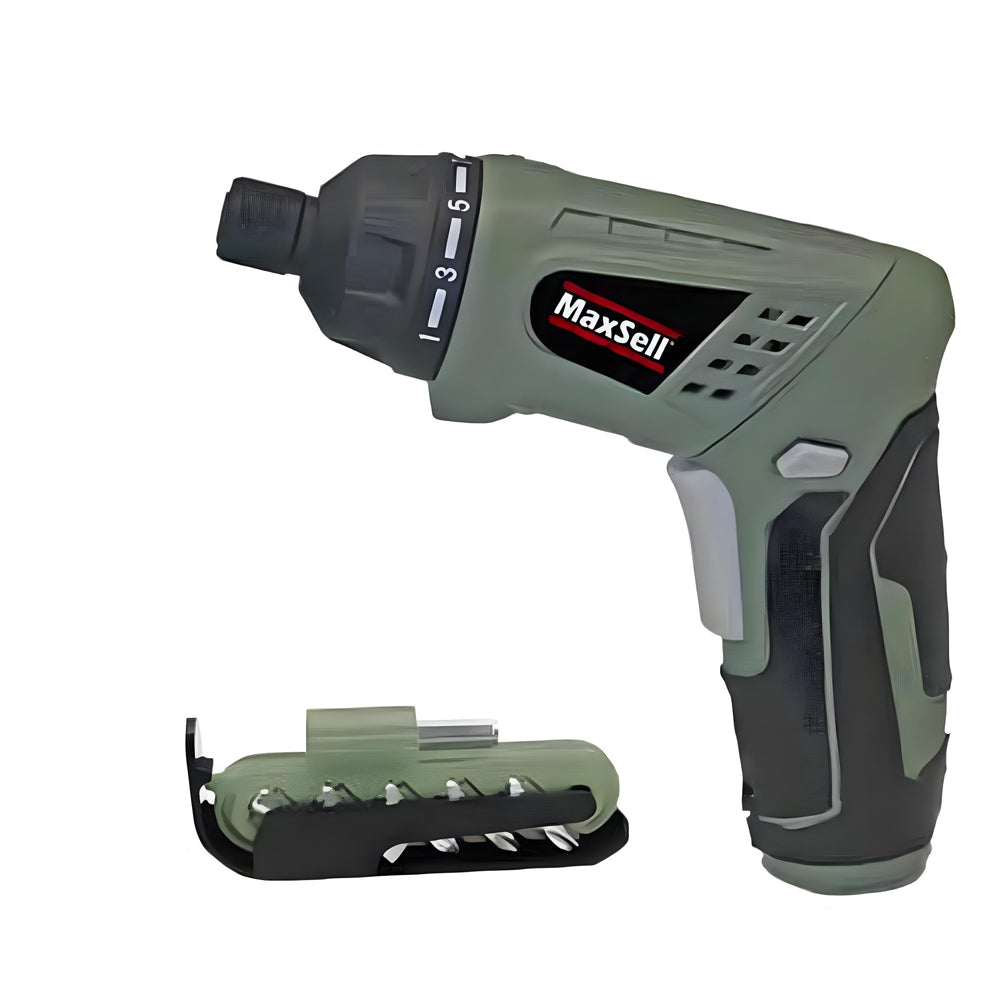 Maxsell Tools Maxsell MCS-4V Cordless ScrewDriver 4V Kit set – GIGATOOLS Industrial ...