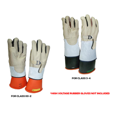 Miller-Novax Local Leather Gloves Protector for Rubber Insulated Gloves for High Voltage