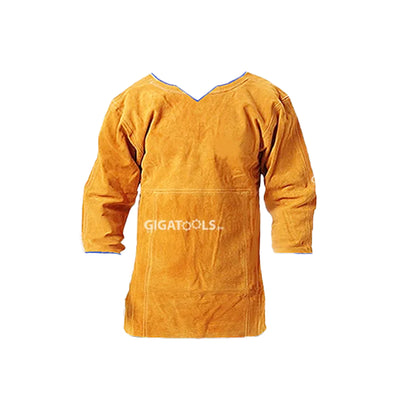 Milltec Professional Cowhide Leather Long Sleeves Welding Protection Apron