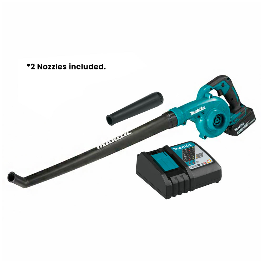 Makita DUB186RF Cordless Blower 18V LXT Li-Ion 3.2 m³/min Kit Set