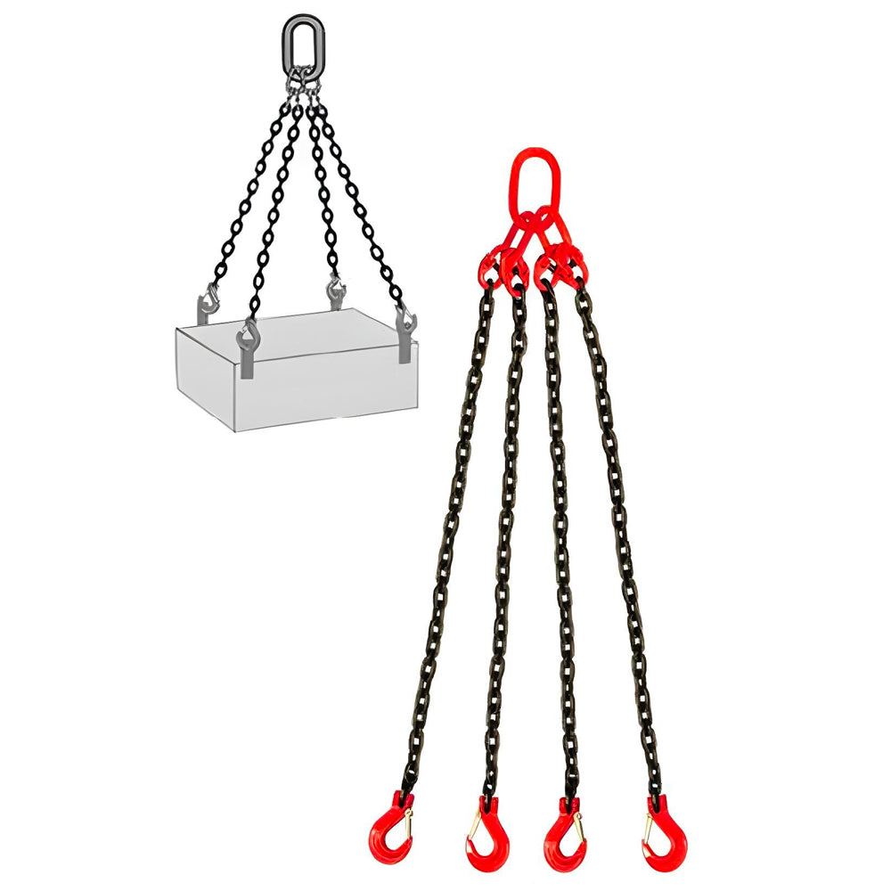 MaxLift Quadruple Lifting Chain, 4-Link – GIGATOOLS Industrial Center