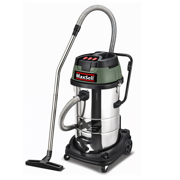 MaxSell MVC-X3 Stainless Wet & Dry Vacuum Cleaner 100L, 3000W