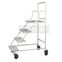 Meiho Warehouse Rolling Ladder without Handrails