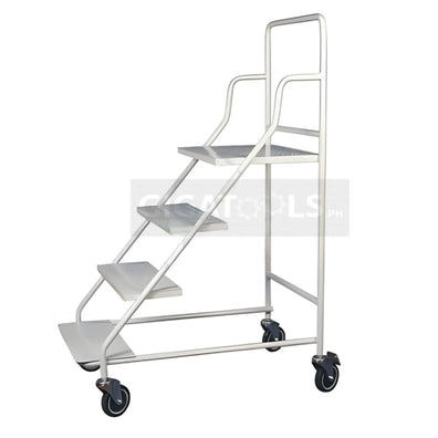 Meiho Warehouse Rolling Ladder without Handrails
