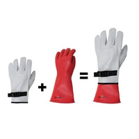 Miller-Novax Leather Gloves Protector for Rubber Insulated Gloves, High Voltage