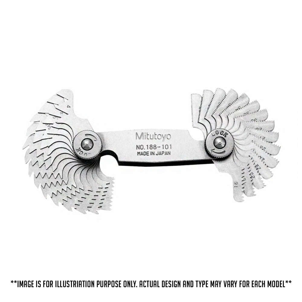 Mitutoyo Screw Pitch Gages Series 188 GIGATOOLS Industrial Center