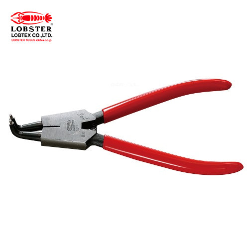 Lobster OB175 Heavy Duty External Snap Ring Pliers (Bent Nose)