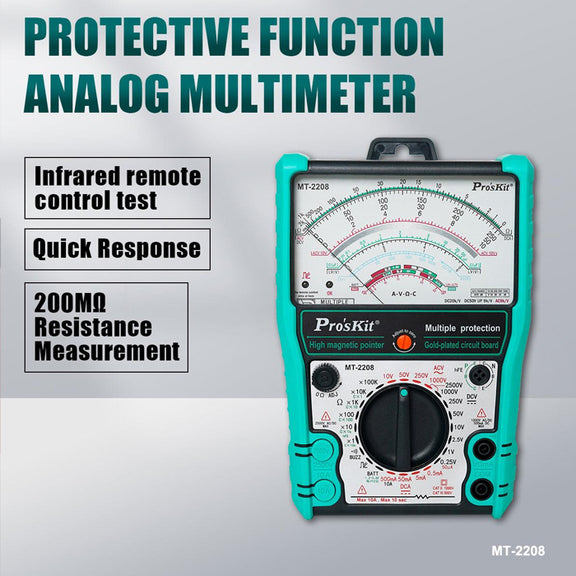 Pro'sKit Analog Multimeter / Multi Tester – GIGATOOLS Industrial Center