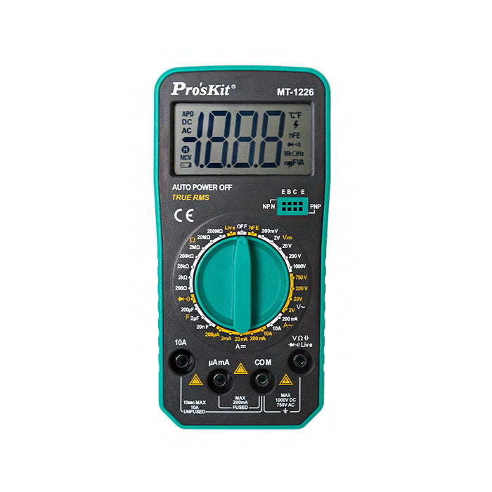 Digital Multi Dispay Pro'sKit Digital Multi Meter – GIGATOOLS Industrial Center
