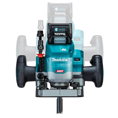 Makita RP001GZ Cordless Brushless Plunge Router with Twin LEDs 1/2