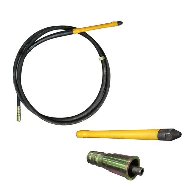 Shinsetsu Eccentric Concrete Vibrator Hose (Hex Type Coupling)