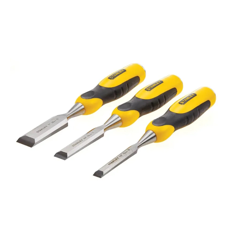 Stanley 3pcs. Dynagrip Wood Chisel Set (16-285) – GIGATOOLS Industrial ...