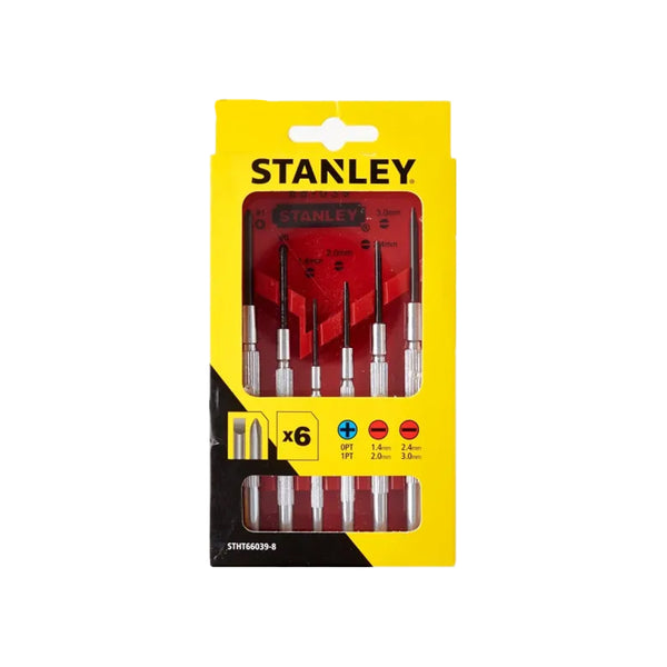 Stanley 6pcs. Precision Screwdriver Set (66039-8)