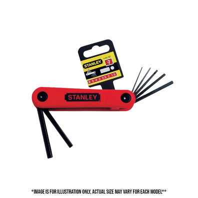 Stanley 7pcs. Metric Folding Type Hex Key Set ( 69-261 / 69-262 )