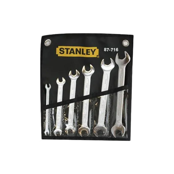 Stanley 6pcs. Open-End Wrench (6-17mm) (87-716 )