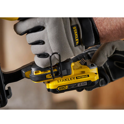 Stanley SCN616D2K Cordless Finishing Brad Nailer / Nail Gun FATMAX 20V Kit Set (16 Gauge)