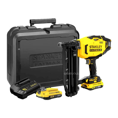 Stanley SCN616D2K Cordless Finishing Brad Nailer / Nail Gun FATMAX 20V Kit Set (16 Gauge)