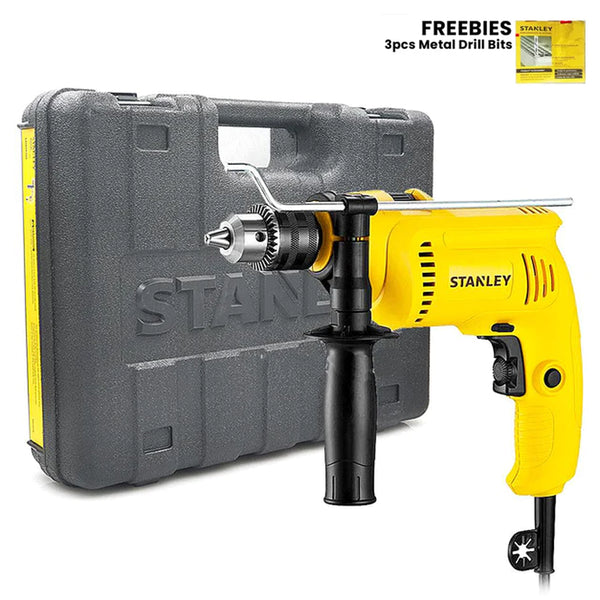 Stanley SDH600 Professional Impact Drill (13mm) 600W with Variable Speed, Hard Case and Drill Bits ( PROMO!  w/ 2 yrs warranty )