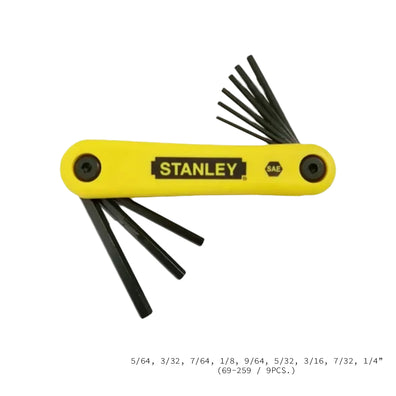 Stanley Folding Type Hex Key Set ( 69-259 / 69-260 )