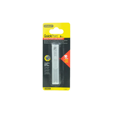 Stanley 10pcs. Replacement Knife Cutter Blades ( 9mm / 18mm / 25mm )