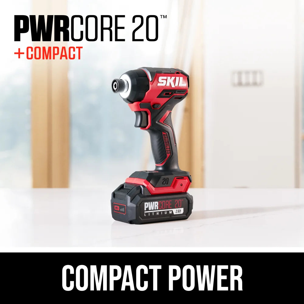 Skil Professional 6739 Brushless Cordless Impact Driver 20V, Kit Set