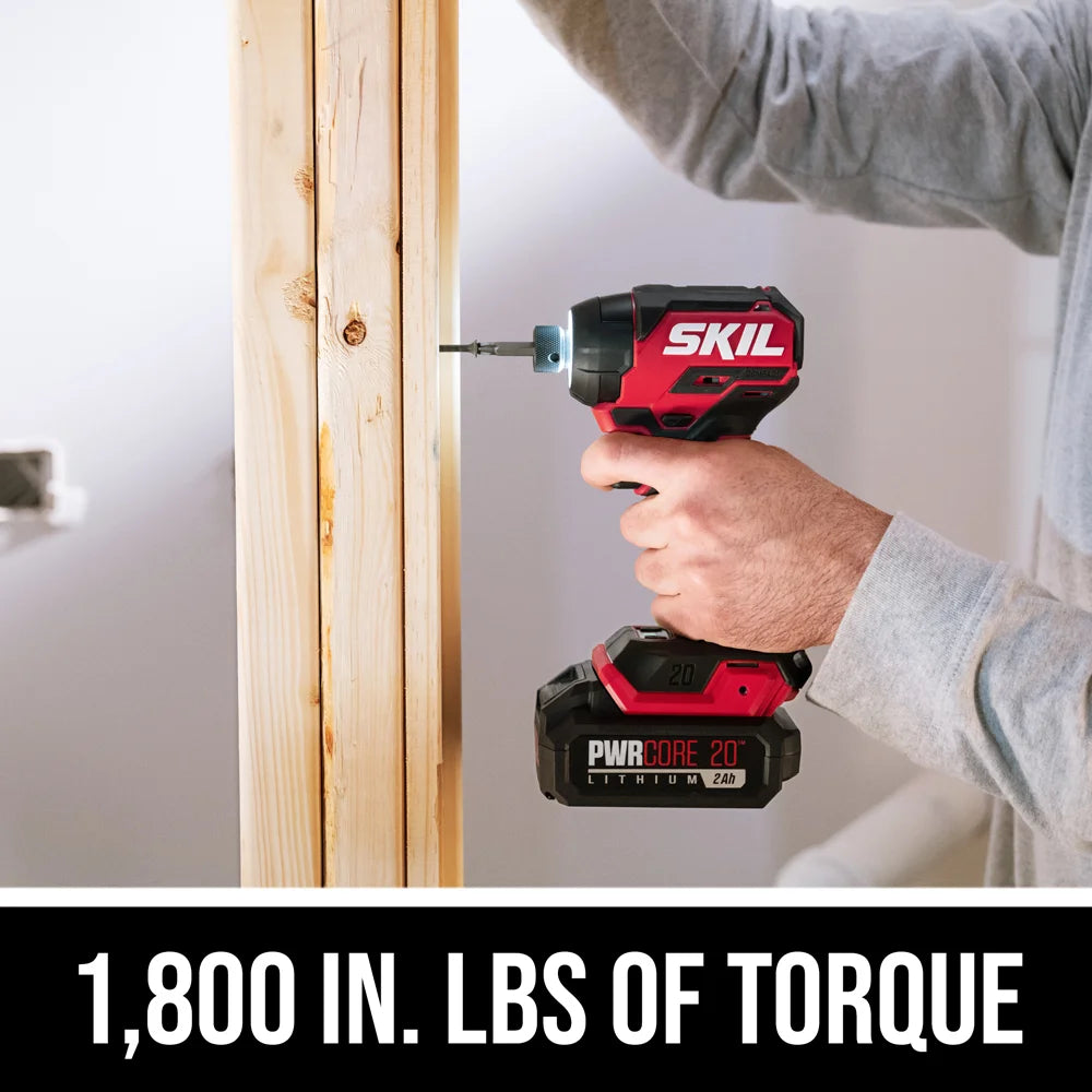 Skil Professional 6739 Brushless Cordless Impact Driver 20V, Kit Set