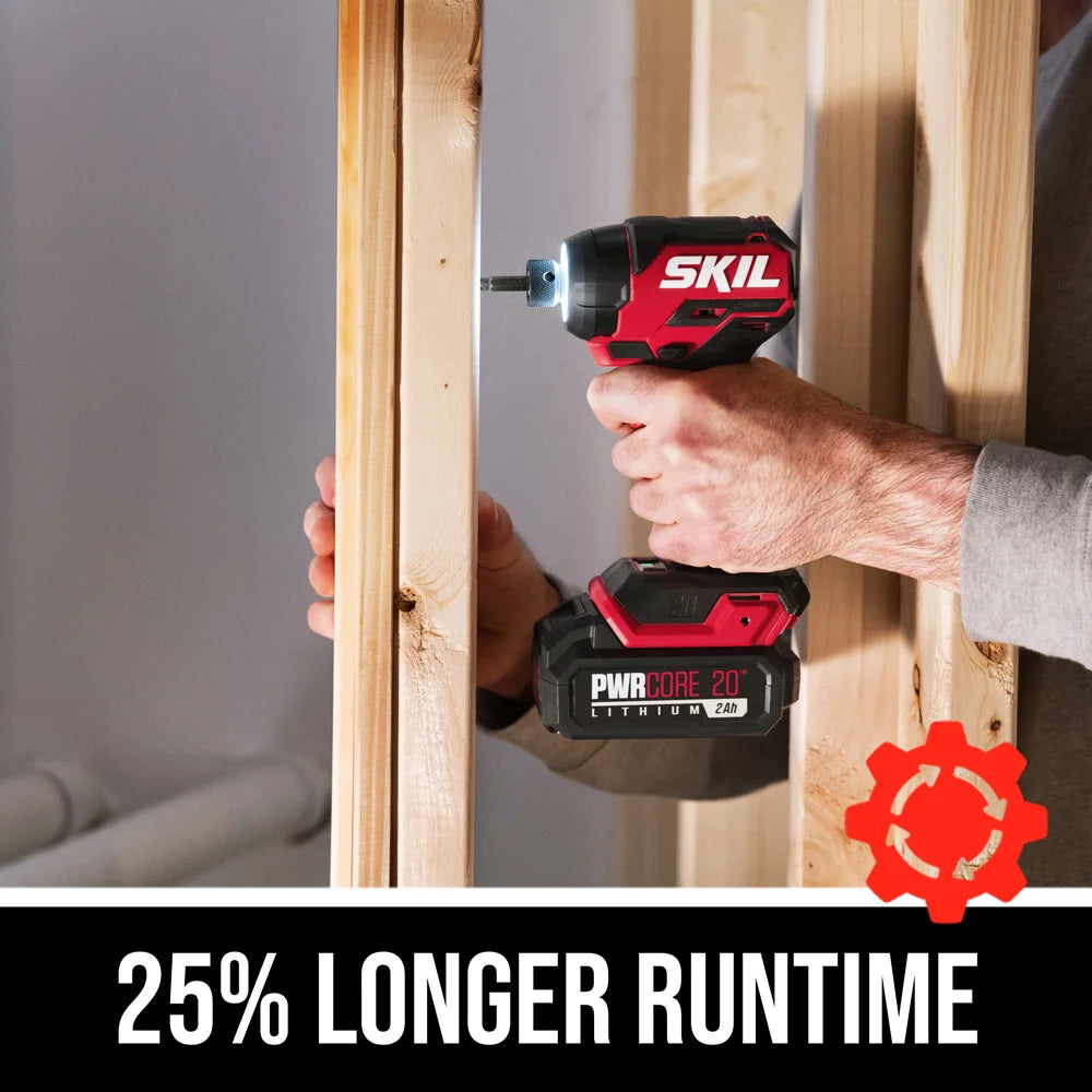 Skil Professional 6739 Brushless Cordless Impact Driver 20V, Kit Set