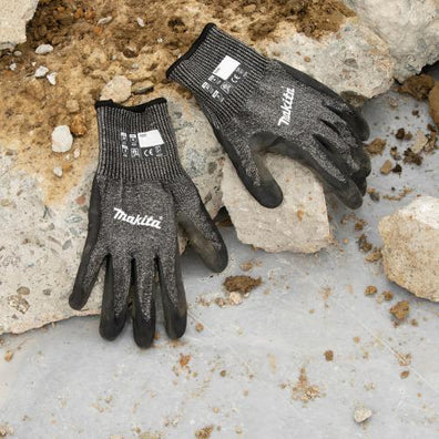 Makita Advanced FitKnit™ Cut Level 7 Nitrile Coated Dipped Gloves