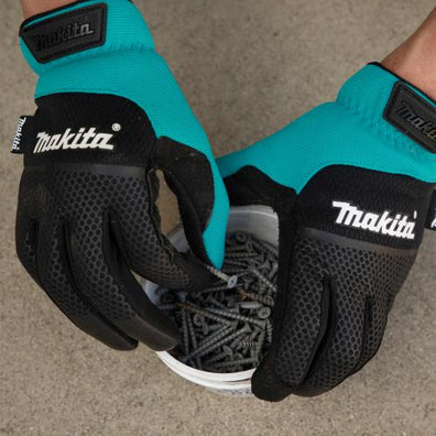 Makita Open Cuff Flexible Protection Utility Work Gloves