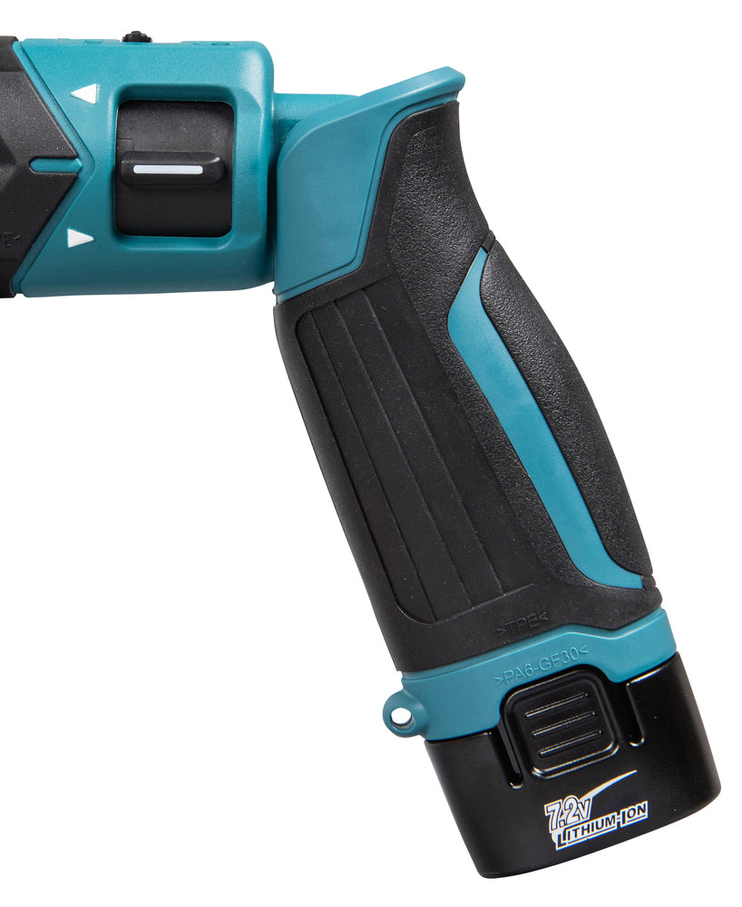 Makita TD022DSE Cordless 2-Position Impact Driver, 25Nm (220 in. lbs.), 7.2V Li-Ion Kit Set