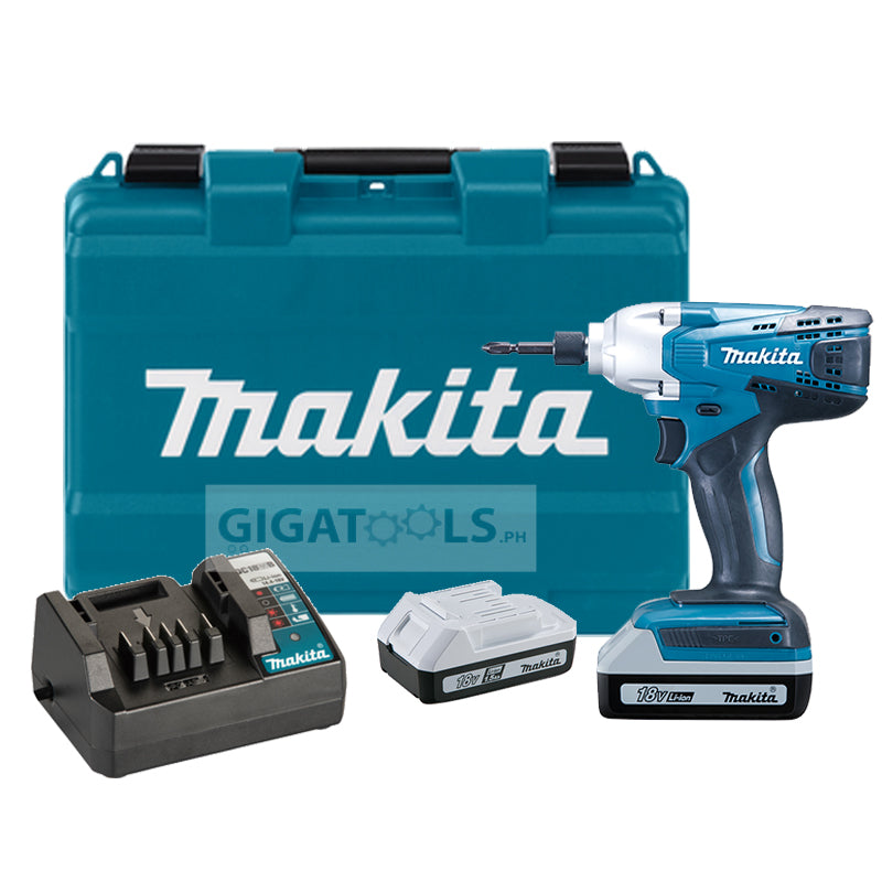 Makita TD127D002 Cordless Impact Driver, 140Nm, 18V G-Battery Kit Set