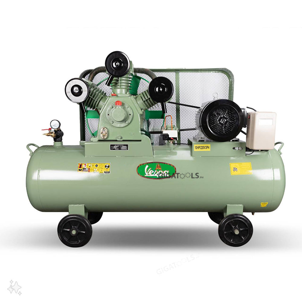Compressor 10 Liter Vespa 10HP Air Compressor (3 Cylinder) (Made in Taiwan) – GIGATOOLS ...