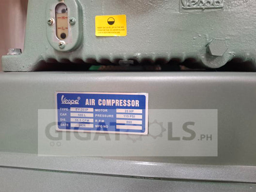 Vespa 20HP Air Compressor (3 Cylinder) ( Made in Taiwan )