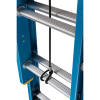 Werner Fiberglass Extension Ladder (Blue) (250lbs.) ( Made in USA )