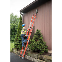Werner Fiberglass Extension Ladder (Orange) (300lbs.) ( Made in USA )