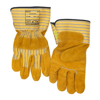 Weldas USA Leather Palm Working Gloves (Tan)