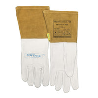 Weldas USA SOFTouch™ Grain Lightweight Goatskin Welding Glove with Split Cowhide Cuff