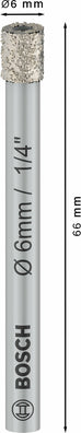 Bosch PRO Diamond Drill Bit For Ceramic