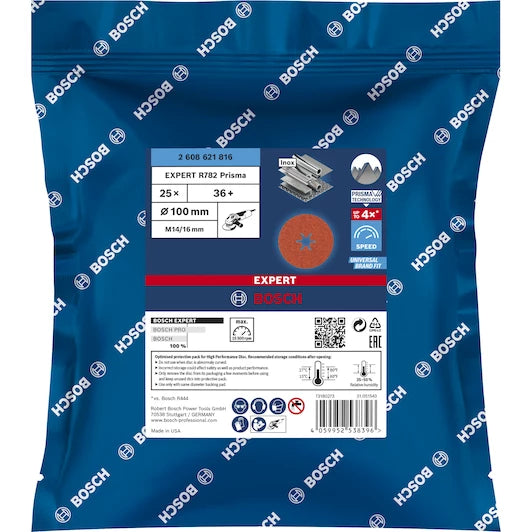 Bosch EXPERT R782 100mm Prisma Ceramic For Metal