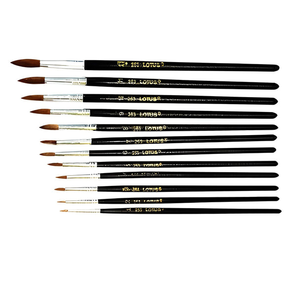 Lotus LAB253 Artist Brush Set (Pointed)