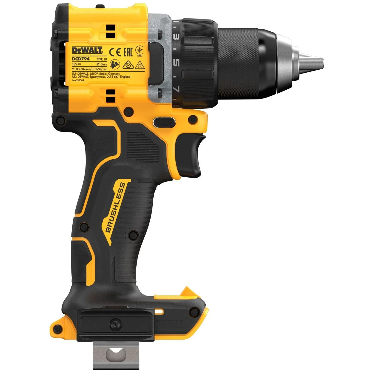 DeWalt DCD794P1T -KR ATOMIC Brushless Cordless 1/2