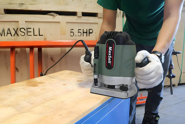 Maxsell MSR-9004AC Router 1/4″ with Free 12pcs. Router Bit, 1200W