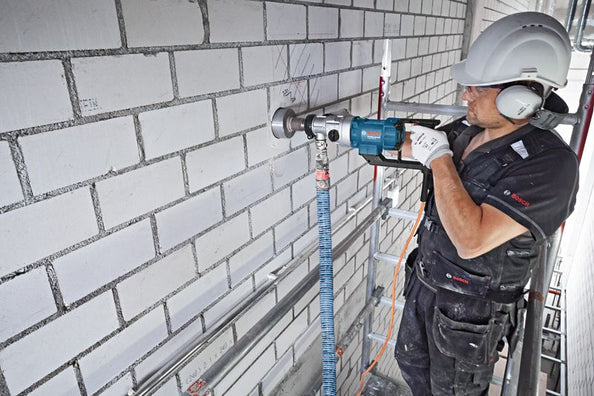 Bosch PRO GDB 180 WE Diamond Core Drill, Wet & Dry Core Drilling / Coring Machine up to 180mm, 2,000W