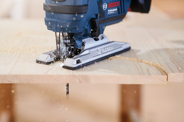 Bosch T144D 5pcs Straight Quick Jigsaw Blade Speed for Wood ( 2608630040 )