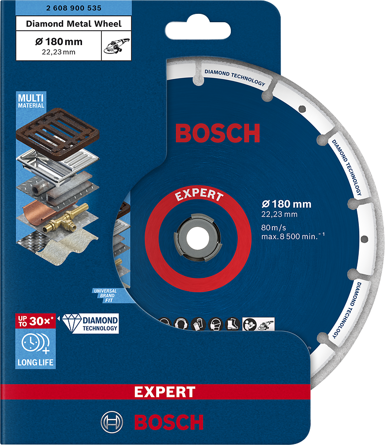 Bosch 7-inch Expert Diamond Metal Wheel Cutting Disc ( 2608900535 )