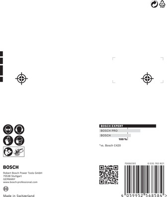 Bosch EXPERT M480 Net Sanding Discs, 125mm (5-inch) 6+1 Piece Set with Pad Saver (2608901202)