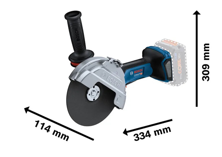 Bosch Professional GWS 18V-180 P Brushless Cordless Angle Grinder 18V BI-TURBO (Bare Tool Only)