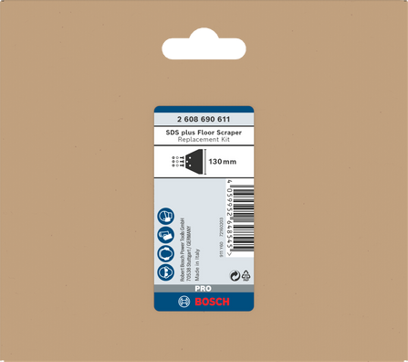 Bosch PRO SDS plus Floor Scraper Replacement Set ( 2608690611 )
