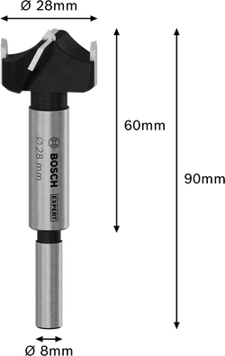 Bosch EXPERT Laminated Wood Hinge Cutting Drill Bit ( 60mm x 90mm )