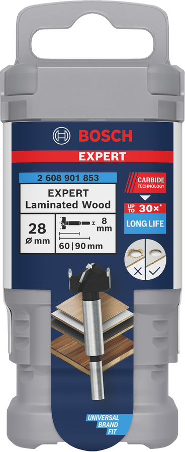 Bosch EXPERT Laminated Wood Hinge Cutting Drill Bit ( 60mm x 90mm )
